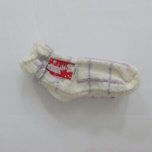 (#131) Marilyn Monroe Multicolor 4-Pair Fuzzy Soft Plush Crew Socks